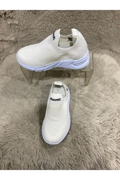 Aysun Ayakkabı white external and internal material tricotine orthopedic children's sneakers