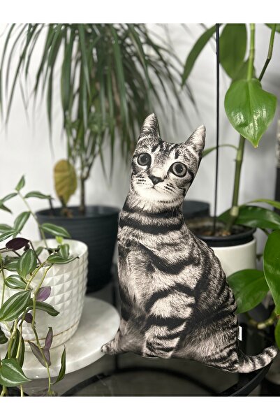Home Kedi Şeklinde Yastık " Zıpır"
