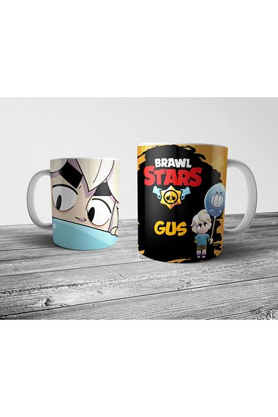 Pixxa كوب Brawl Stars Gus موديل 2 - إعادة التصميم