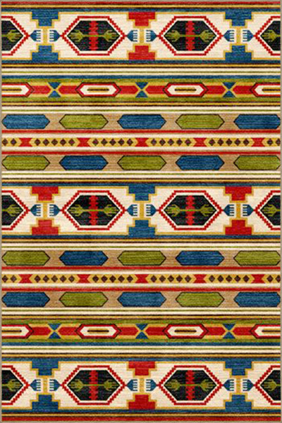 Rugs Modern Halı Διακοσμητικό χαλί με ριγέ και με γεωμετρικό μοτίβο 4151