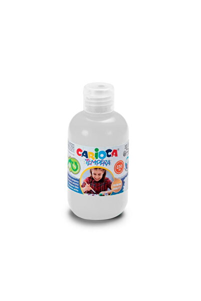 carioca CARİOCA TEMPERA SULUBOYA SÜPER YIKANABİLİR BEYAZ 250 ML.