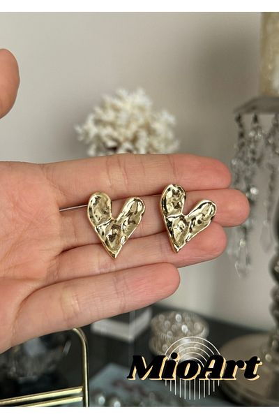 MioArt Trend Heart Custom Earrings