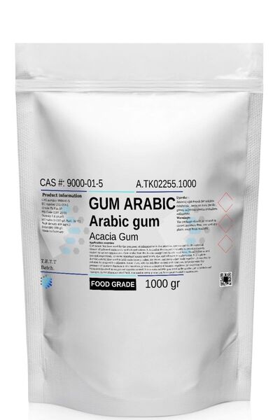 Aromel Gum Arabik, Akasya Gamı | 1000 gr | Arabic Gum | Alman Menşei