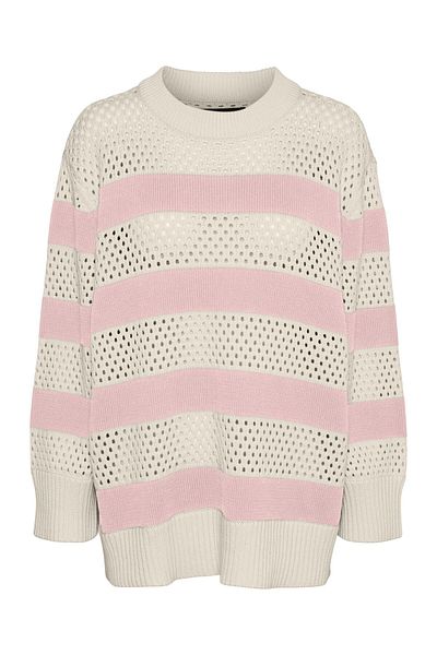 Vero Moda Strickpullover VMELOUISNEWSTRIPE Pullover
