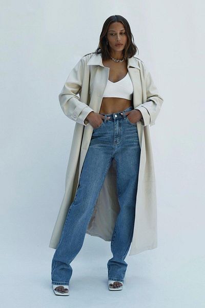 MISS PAP Women's Blue Pants