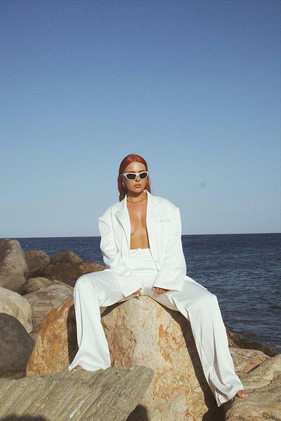MISS PAP Women's Off-White Jacket