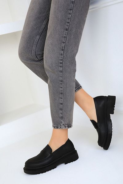 SOHO Schwarze Damen Freizeitschuhe 17762