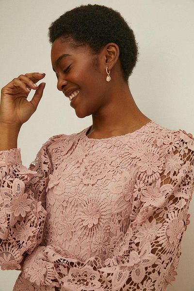 Oasis Women's Light Pink Dress