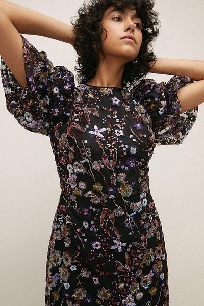 Oasis Women's Purple Dress