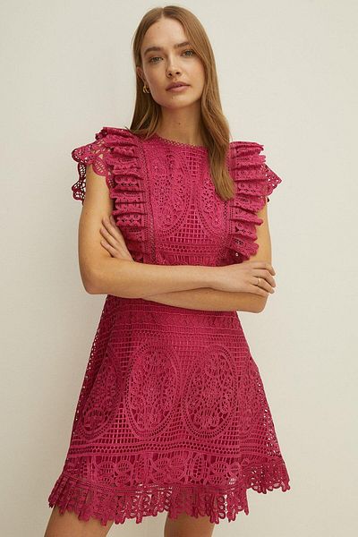Oasis Women's Pink Dress