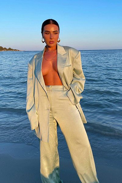 MISS PAP Women's Mint Green Jacket