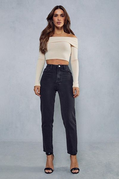 MISS PAP Women's Black Jeans