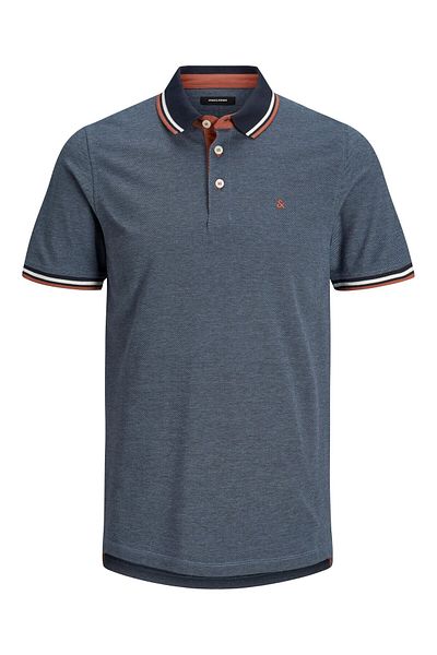 Jack & Jones T-Shirt Einfarbiges Polo-T-Shirt