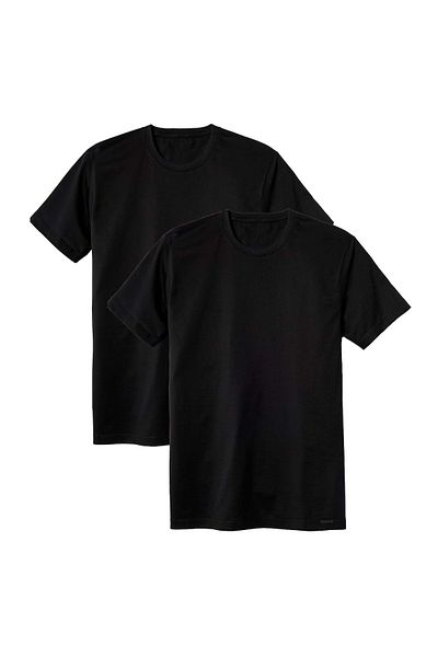 Calida Herren T-Shirt, 2er Pack - Natural Benefit, Rundhals-Ausschnitt, 100 % Baumwolle