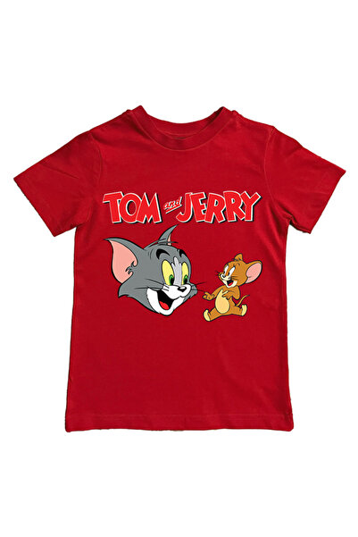 SEDİRLİ تي شيرت صيفي للأطفال من القطن الممشط بطبعة توم وجيري