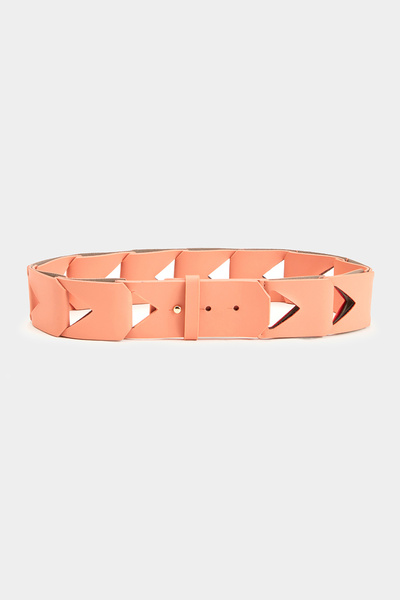 Perspective Coral Color Belt