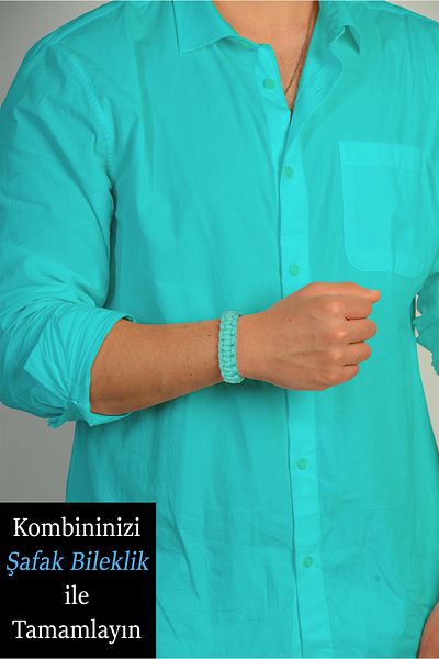 ŞAFAK BİLEKLİK Dawn 21 Aquamarine