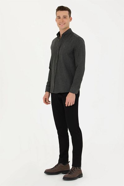 U.S. Polo Assn. Men's Canvas Trousers - Black