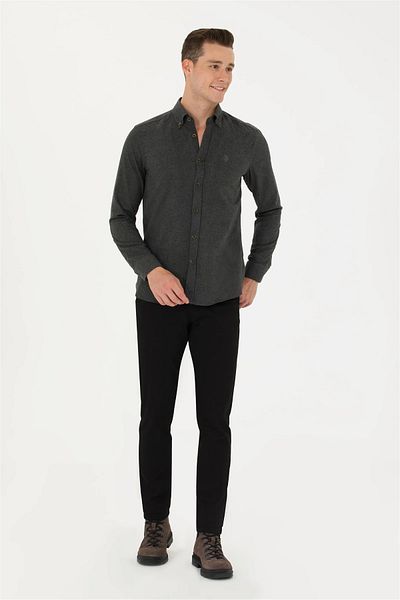 U.S. Polo Assn. Men's Canvas Trousers - Black