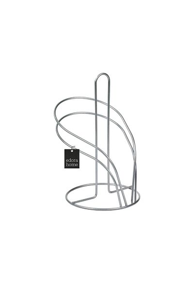 Edora Home Silver Swan Paper Roll Towel Holder, Napkin Holder Kitchen Bathroom Kids Bedroom Accessory-metal Stainless
