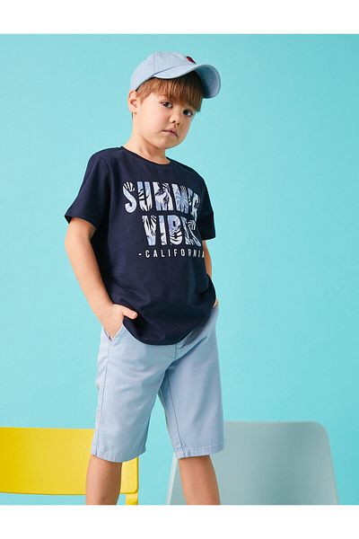 Koton Tricou imprimat cu mânecă scurtă din bumbac