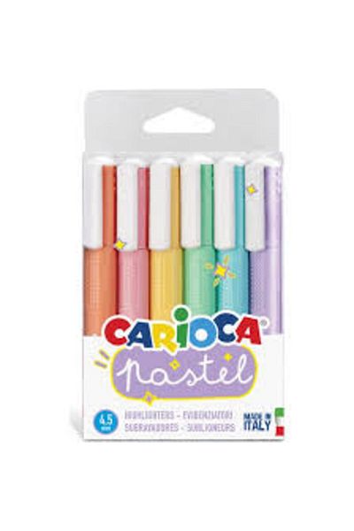 CARIOCA Pastel Marking Pen Set of 6