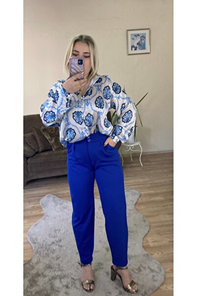 TUBA TOPTAŞ KREP HAVUÇ PANTOLON