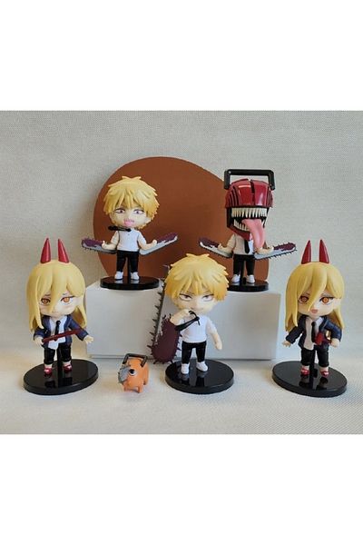 hediyeconcepti Kawaii New Cartoon Character Chainsaw Man#1560 Denji#1580 Electric Baby Saw Man Denj
