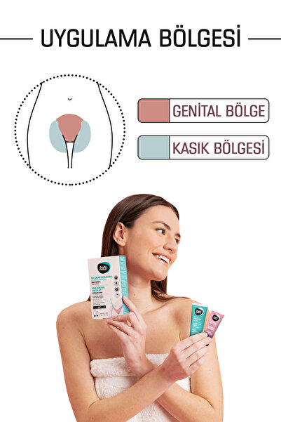 Body Natur Kadınlar İçin Genital Özel Bölge Tüy Dökücü Krem Seti T Bölgesi Tüy Dökücü & Uygulama Sonrası Balsam