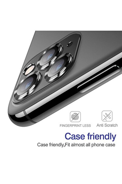 Evax (METAL LENS) Iphone 11 Pro Max / Iphone 11 Pro Uyumlu Kamera Koruyucu Le...