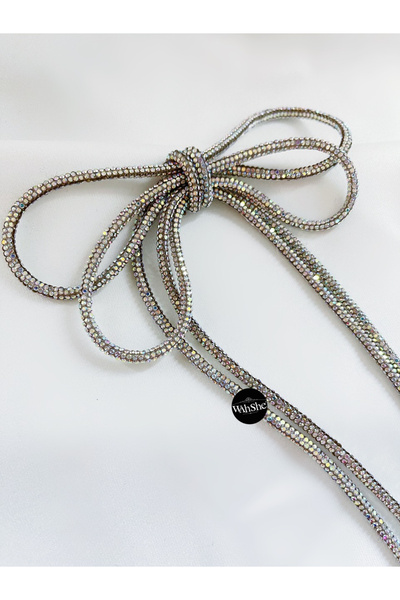 WAHSHE Seyran Kristal Taşlı Fiyonk Toka