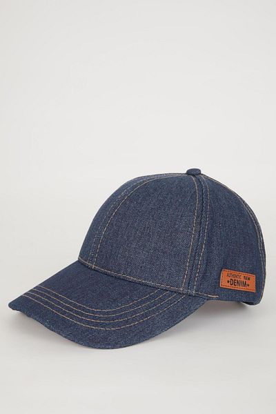DeFacto Men's Label Printed Jean Cap Hat A9520AX24SM