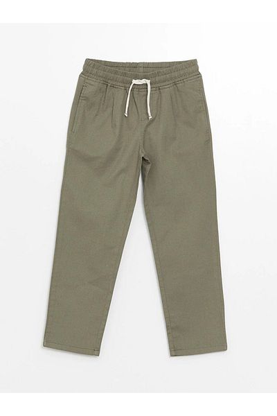 LC Waikiki LCW Kids Elastic Waist Linen Blended Boy's Trousers