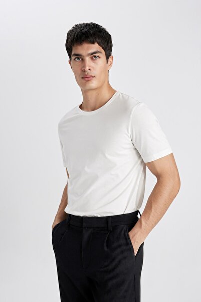 DeFacto Regular Fit Crew Neck T-Shirt T5014AZ24SP