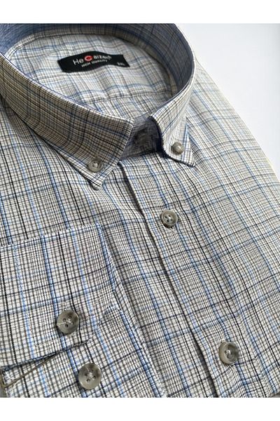 He Caizen Large Size Seasonal Classic Men's Shirt