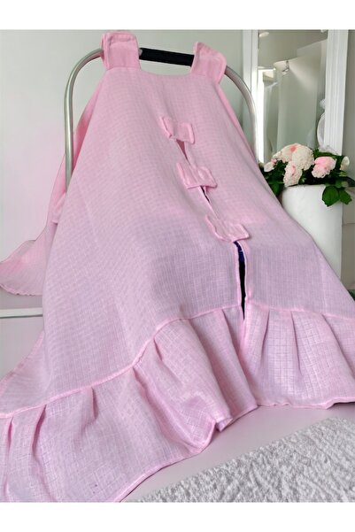 LusnikaStore Puset Örtü Fırfırlı Müslin