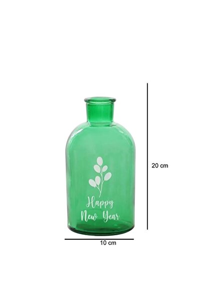 Binbirdemet Happy New Year Yeşil Vazo