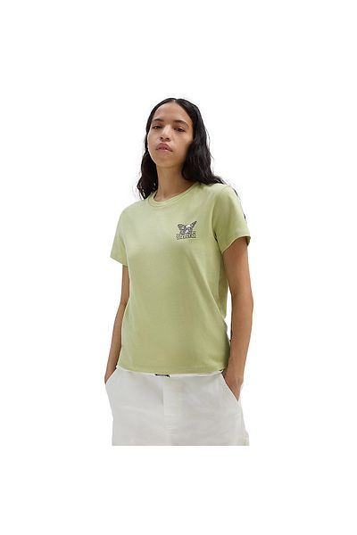 Vans Tricou verde Vans Skullfly pentru femei