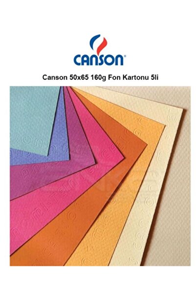Canson Fon Kartonu (Dokulu) Mı-Teıntes 25 Lİ 50x65 160 GR 507 Violet 20032121...