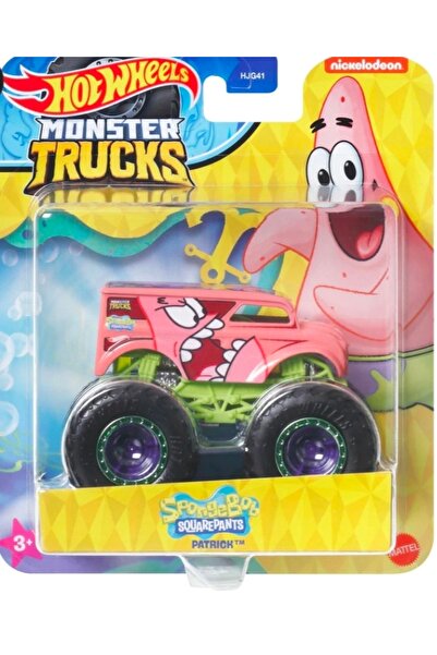 HOT WHEELS Monster Trucks Gösteri Dünyası Temalı Koleksiyonluk SüngerBob 2024...