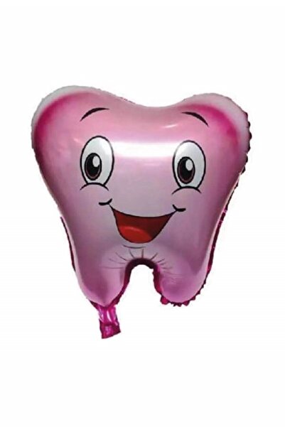 Partifabrik بالون سن القمح الوردي من فويل الأسنان 60 سم