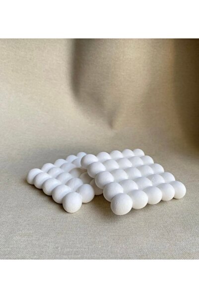 Miya Art Studio Σετ σουβέρ από σκυρόδεμα 2 τεμαχίων