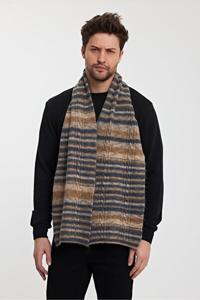 ALEXANDERGARDI Alexandergardı Knitted Detailed Long Knitwear Scarf(E24-ATKI-E...