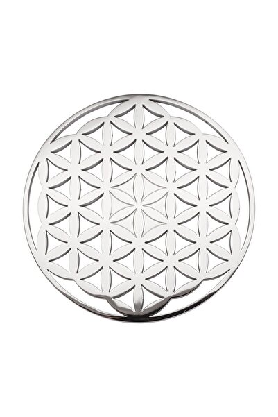 Genel Markalar “Yaşam Çiçeği” Desenli Çelik Bardak Altlığı