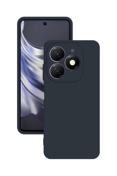 TECNO Spark 20C Kılıf Kamera Korumalı Silikon Rubber Arka Kapak