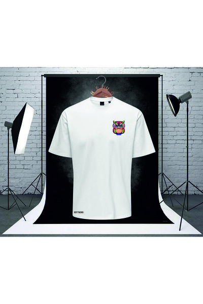 HOFFNUNG Μπλουζάκι Owl Owl oversized Unisex T-shirt