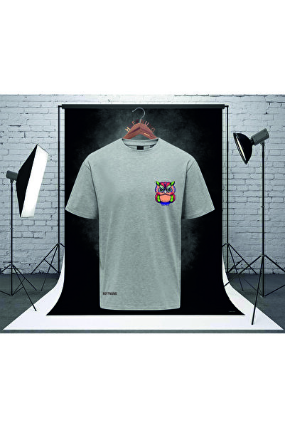 HOFFNUNG Μπλουζάκι Owl Owl oversized Unisex T-shirt