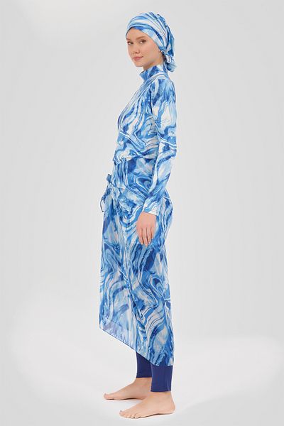 ALFASA Patterned Agate Skirt Pareo