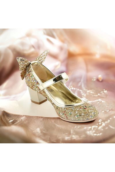 JOJO KIDS Pantofi de seara pentru fete cu toc
