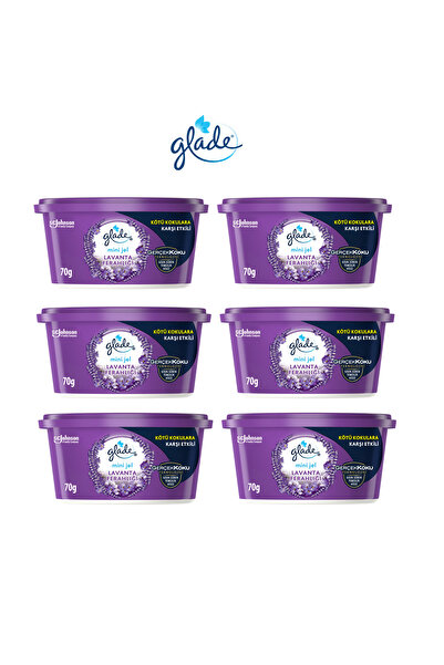 Glade Hava Tazeleyici Mini Jel Lavanta Ferahlığı 70 G X 6 Adet